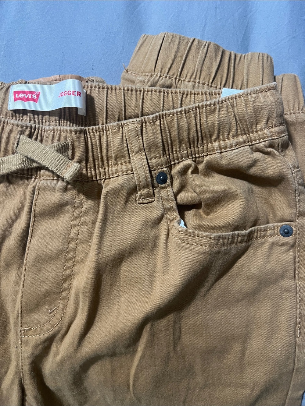 Levi's boys Tan Chino Jogger Pants